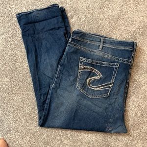 Silver denim Capri/jeans